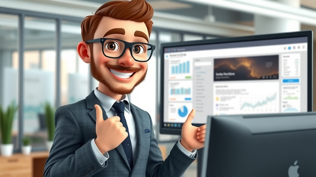 small business owner selecting email marketing software; marketing software for small businesses