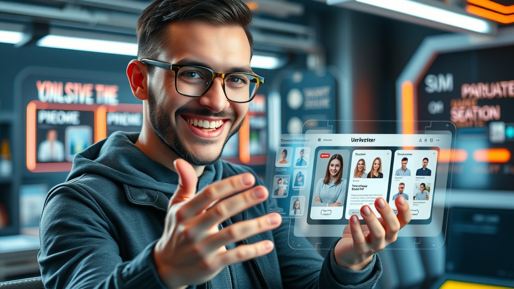 marketer personalizing an email with dynamic sections for different customers; email marketing for small businesses