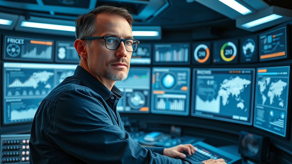 entrepreneur overseeing AI automation email workflows; ai marketing platform for small businesses