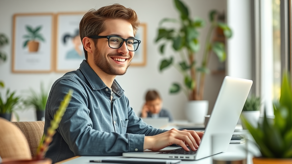small business blogging benefits modern workspace business owner