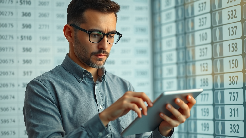 marketer cleaning and sorting a contact list on tablet; maintaining email list hygiene for small businesses