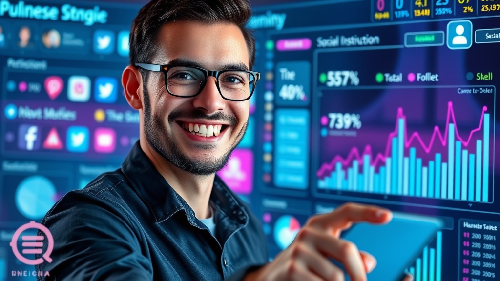 savvy marketer redistributing content marketing ideas across social media, email, and devices using a dynamic dashboard