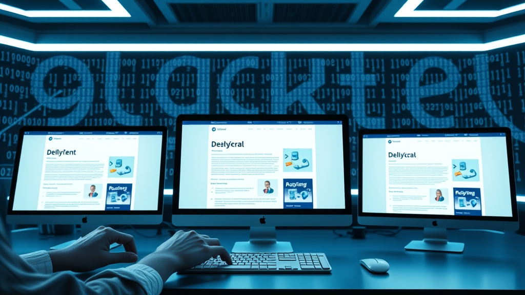 Small business website SEO optimization on desktop and mobile