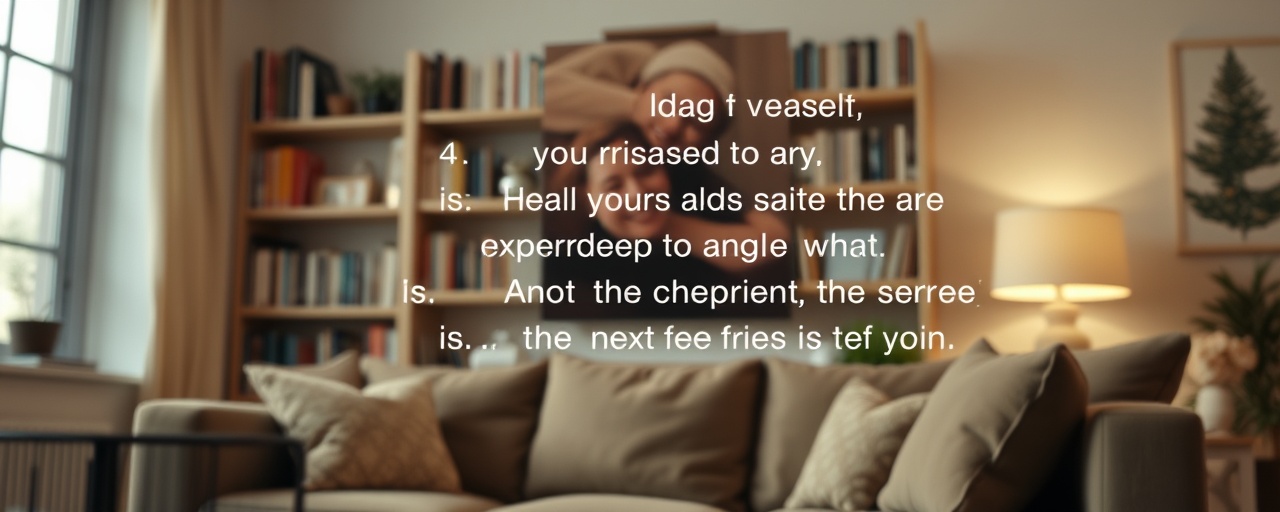 warm video testimonial, sincere, sharing positive experiences, photorealistic, cozy living room with bookshelves and soft lighting, highly detailed, subtle camera movements adding realism, HD quality, soft pastels, ambient indoor lighting, shot with an 85mm lens.