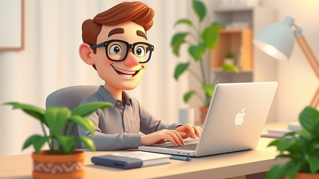 Beginner blogger setting up foundational SEO for blog content