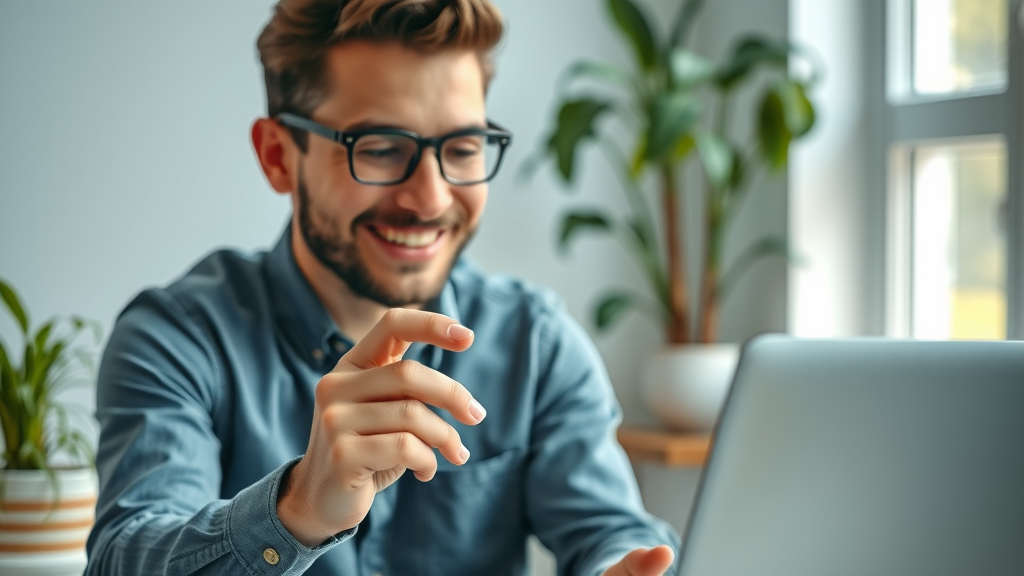 customer using phone to increase customer calls with click-to-call button on blog