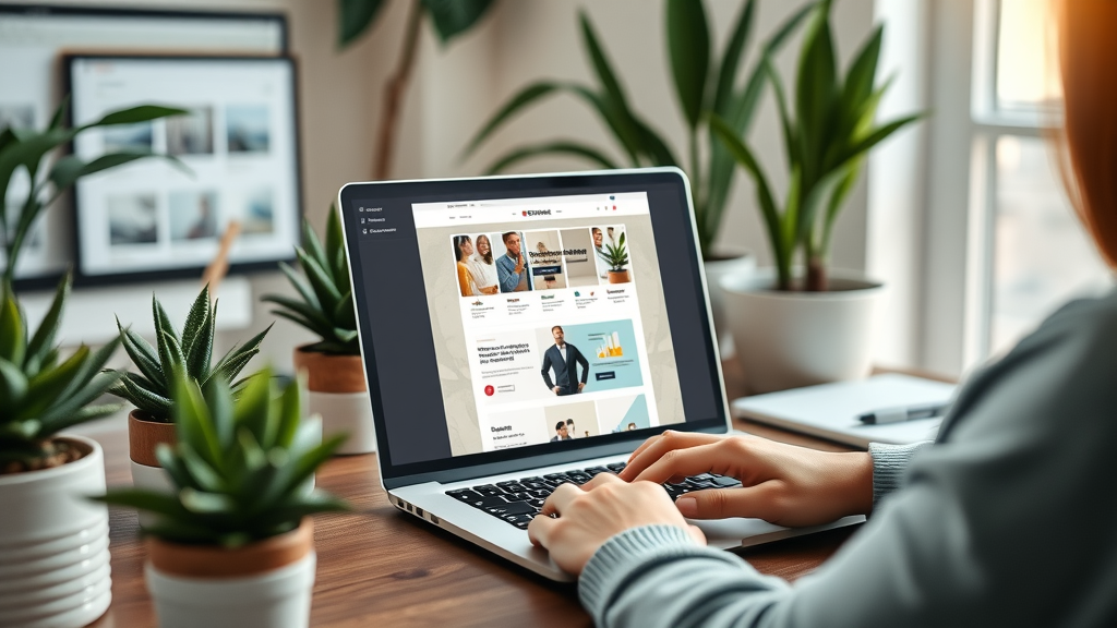 modern marketer designing email marketing campaign for online marketing tips